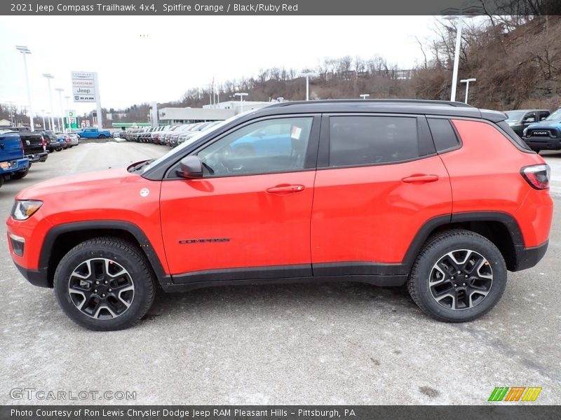  2021 Compass Trailhawk 4x4 Spitfire Orange