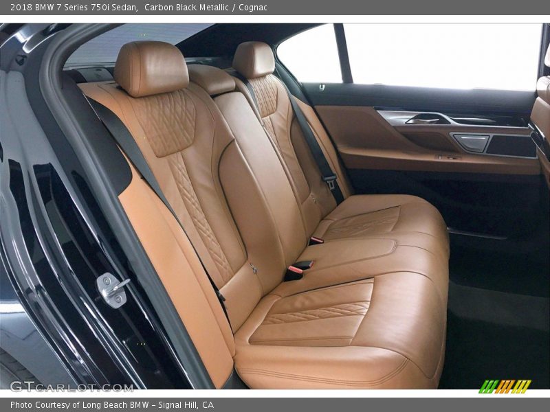Carbon Black Metallic / Cognac 2018 BMW 7 Series 750i Sedan