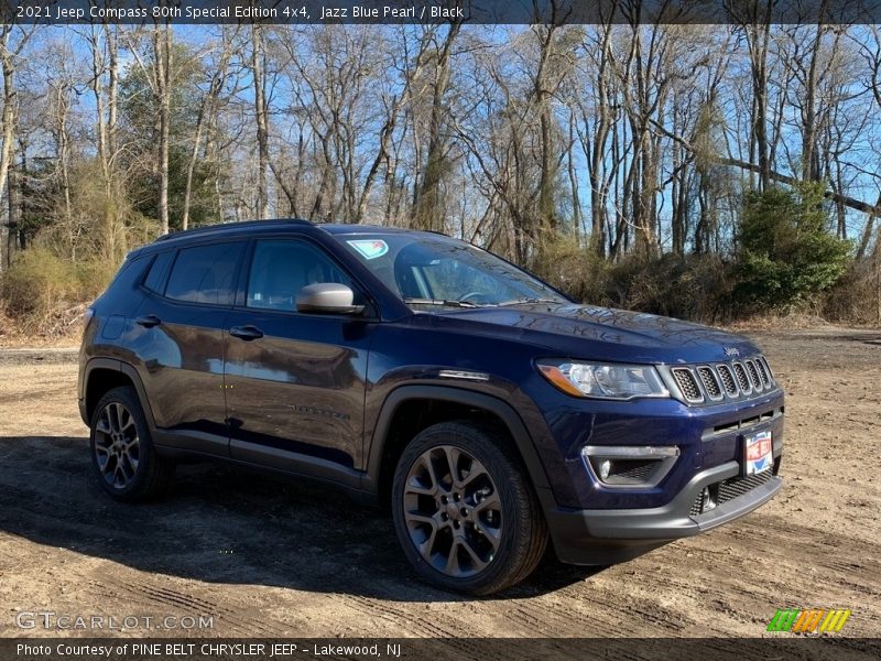 Jazz Blue Pearl / Black 2021 Jeep Compass 80th Special Edition 4x4