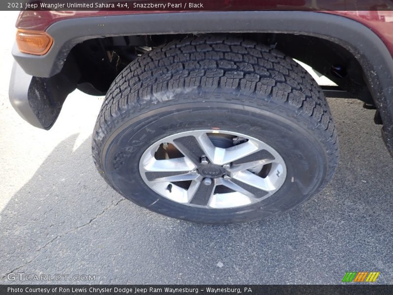 Snazzberry Pearl / Black 2021 Jeep Wrangler Unlimited Sahara 4x4