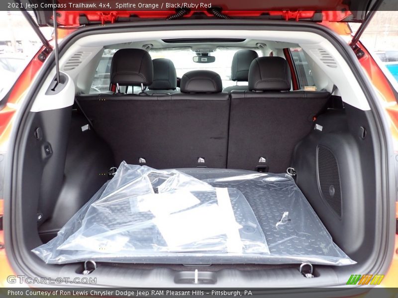 Spitfire Orange / Black/Ruby Red 2021 Jeep Compass Trailhawk 4x4
