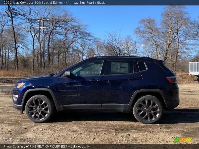 Jazz Blue Pearl / Black 2021 Jeep Compass 80th Special Edition 4x4