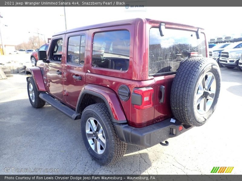 Snazzberry Pearl / Black 2021 Jeep Wrangler Unlimited Sahara 4x4