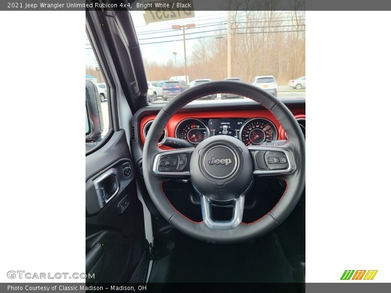 Bright White / Black 2021 Jeep Wrangler Unlimited Rubicon 4x4