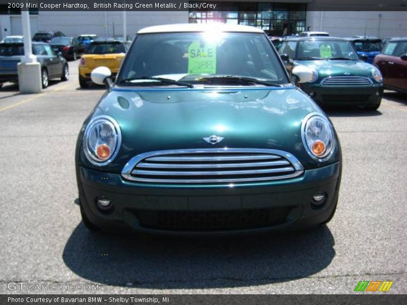 British Racing Green Metallic / Black/Grey 2009 Mini Cooper Hardtop