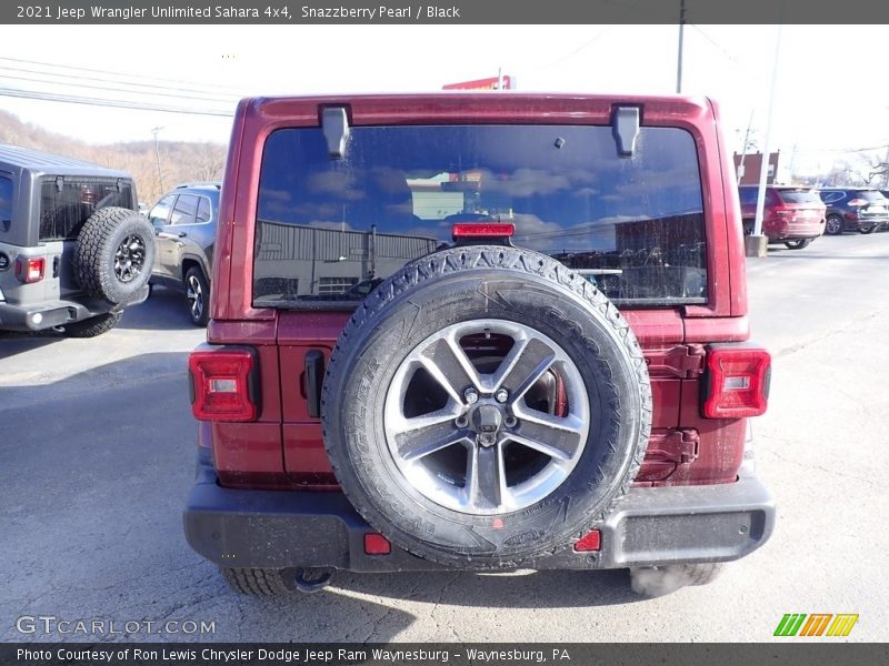 Snazzberry Pearl / Black 2021 Jeep Wrangler Unlimited Sahara 4x4