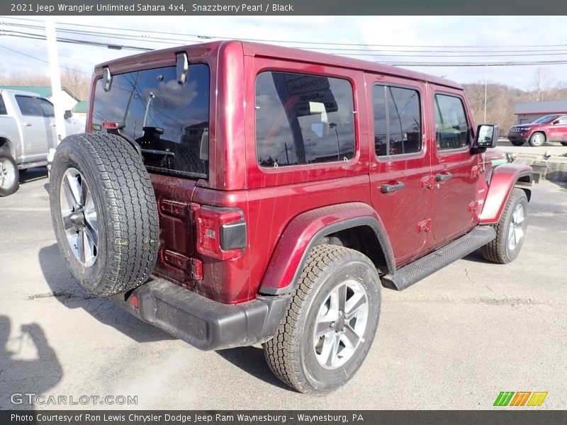 Snazzberry Pearl / Black 2021 Jeep Wrangler Unlimited Sahara 4x4
