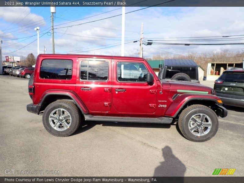 Snazzberry Pearl / Black 2021 Jeep Wrangler Unlimited Sahara 4x4
