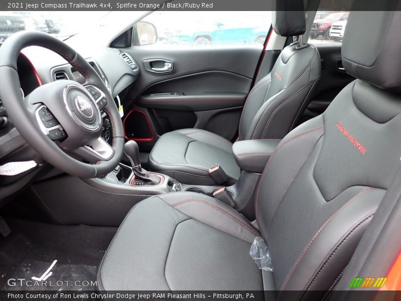 Spitfire Orange / Black/Ruby Red 2021 Jeep Compass Trailhawk 4x4