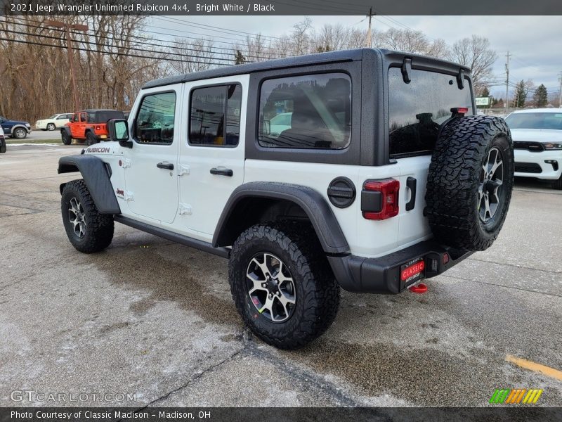Bright White / Black 2021 Jeep Wrangler Unlimited Rubicon 4x4