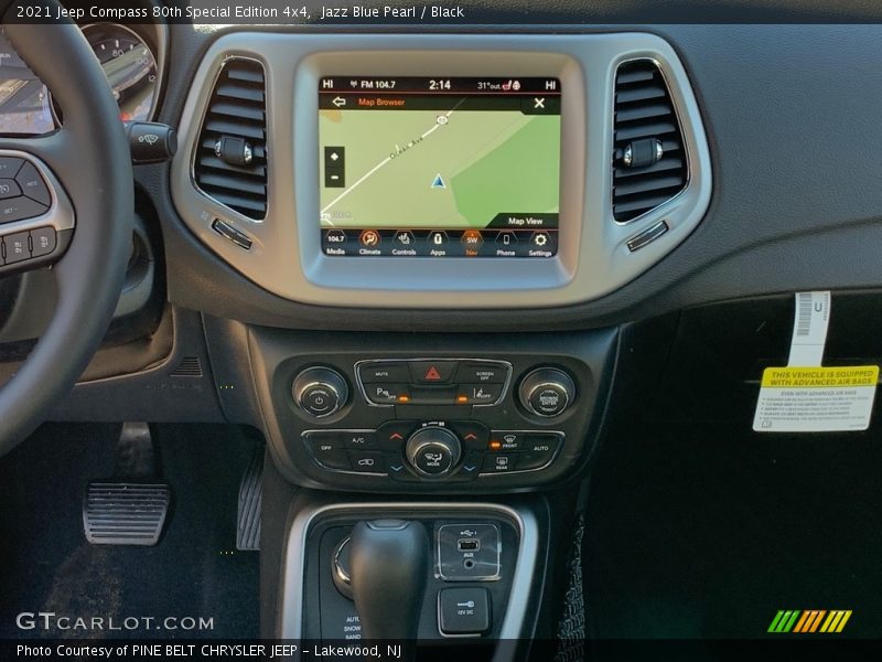 Jazz Blue Pearl / Black 2021 Jeep Compass 80th Special Edition 4x4