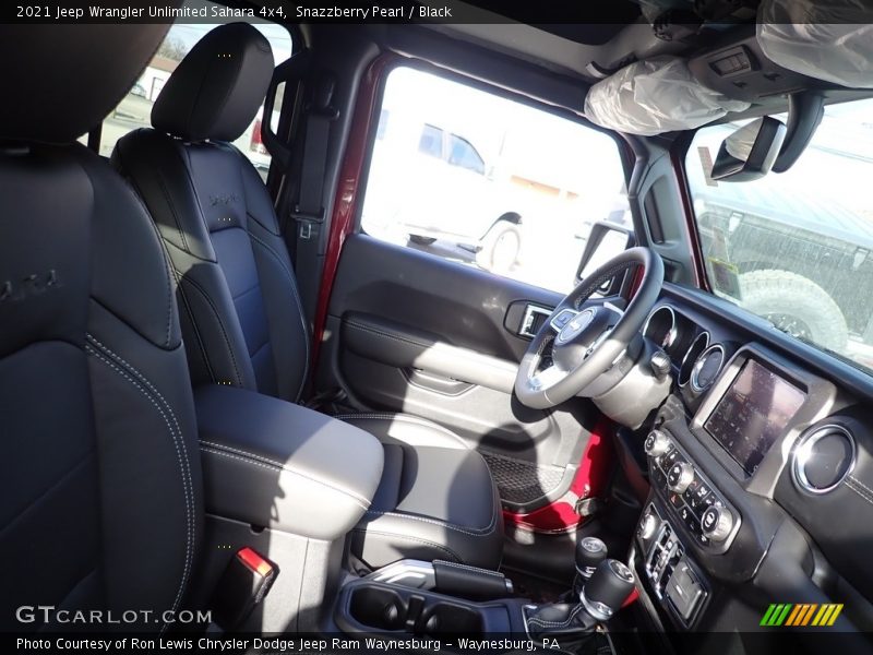 Snazzberry Pearl / Black 2021 Jeep Wrangler Unlimited Sahara 4x4