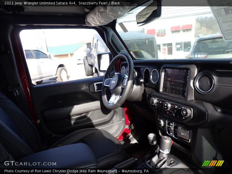 Snazzberry Pearl / Black 2021 Jeep Wrangler Unlimited Sahara 4x4