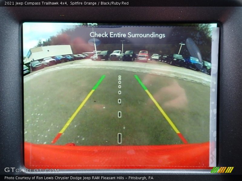 Spitfire Orange / Black/Ruby Red 2021 Jeep Compass Trailhawk 4x4