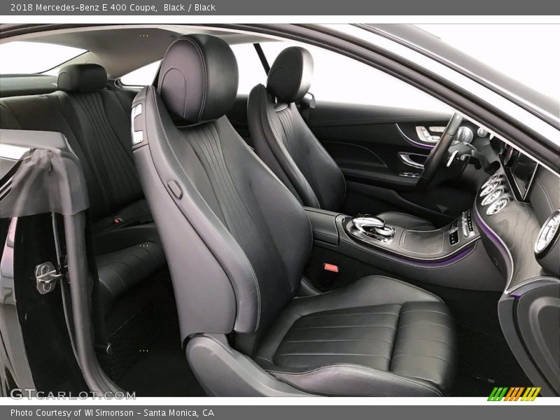 Black / Black 2018 Mercedes-Benz E 400 Coupe