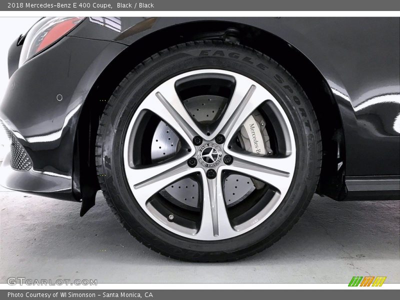 Black / Black 2018 Mercedes-Benz E 400 Coupe