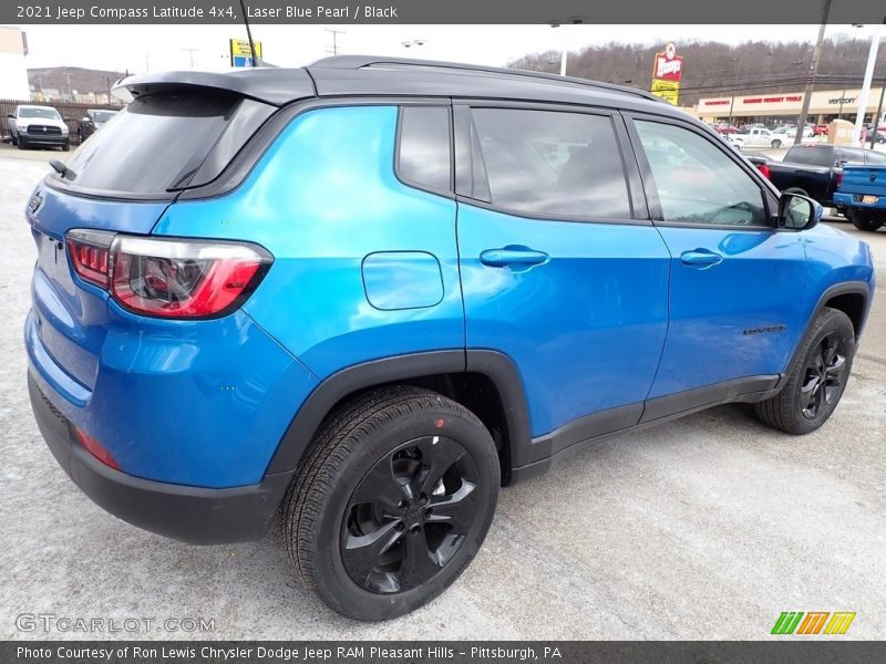 Laser Blue Pearl / Black 2021 Jeep Compass Latitude 4x4
