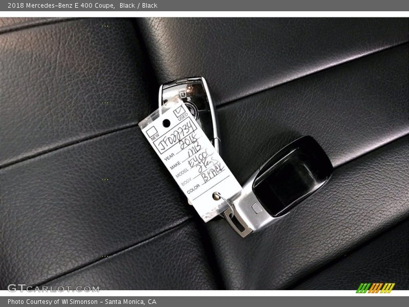 Black / Black 2018 Mercedes-Benz E 400 Coupe