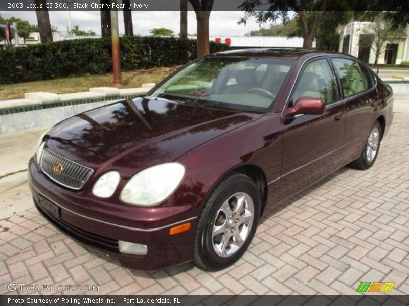 Black Cherry Pearl / Ivory 2003 Lexus GS 300