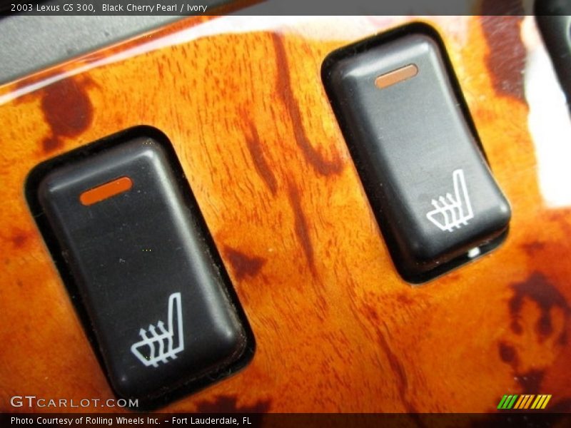 Black Cherry Pearl / Ivory 2003 Lexus GS 300