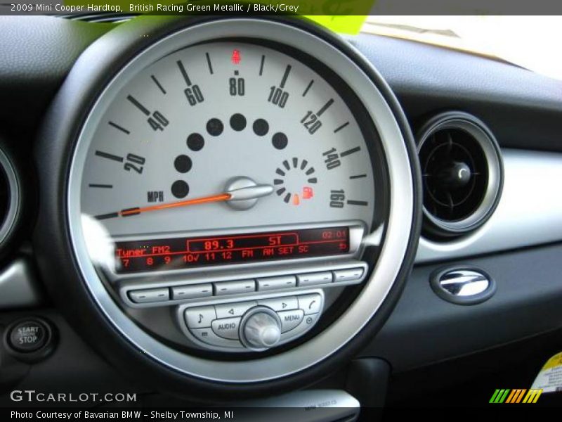 British Racing Green Metallic / Black/Grey 2009 Mini Cooper Hardtop