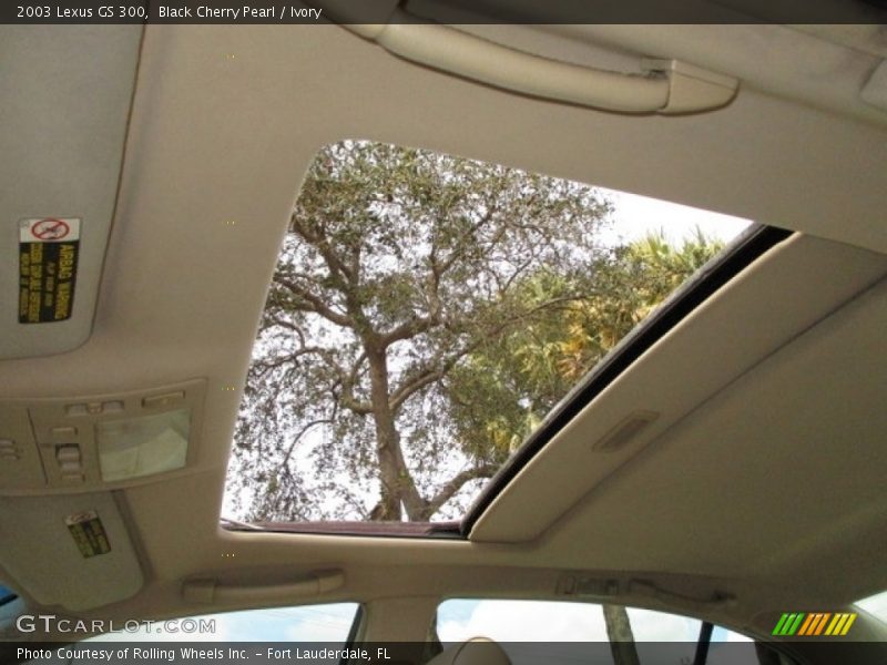 Black Cherry Pearl / Ivory 2003 Lexus GS 300