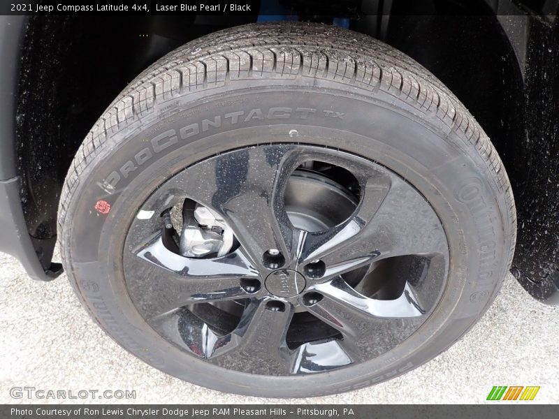 Laser Blue Pearl / Black 2021 Jeep Compass Latitude 4x4