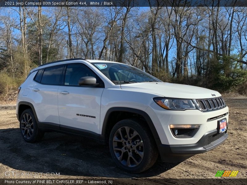 White / Black 2021 Jeep Compass 80th Special Edition 4x4