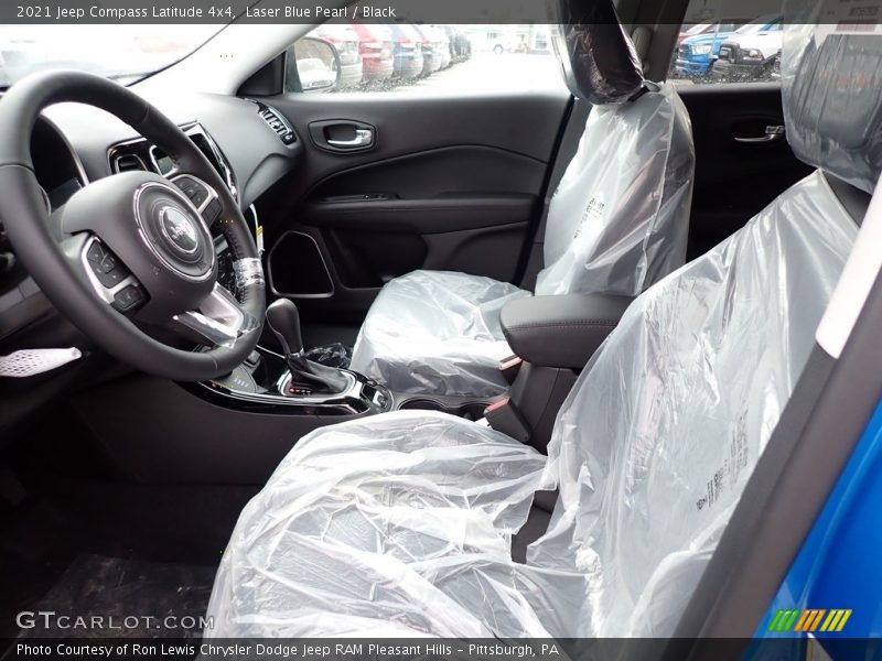Laser Blue Pearl / Black 2021 Jeep Compass Latitude 4x4