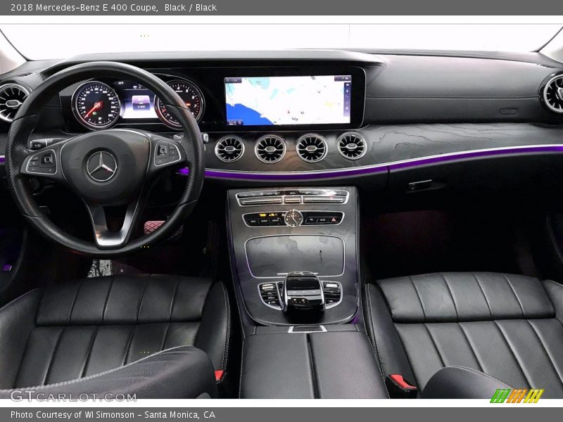 Black / Black 2018 Mercedes-Benz E 400 Coupe