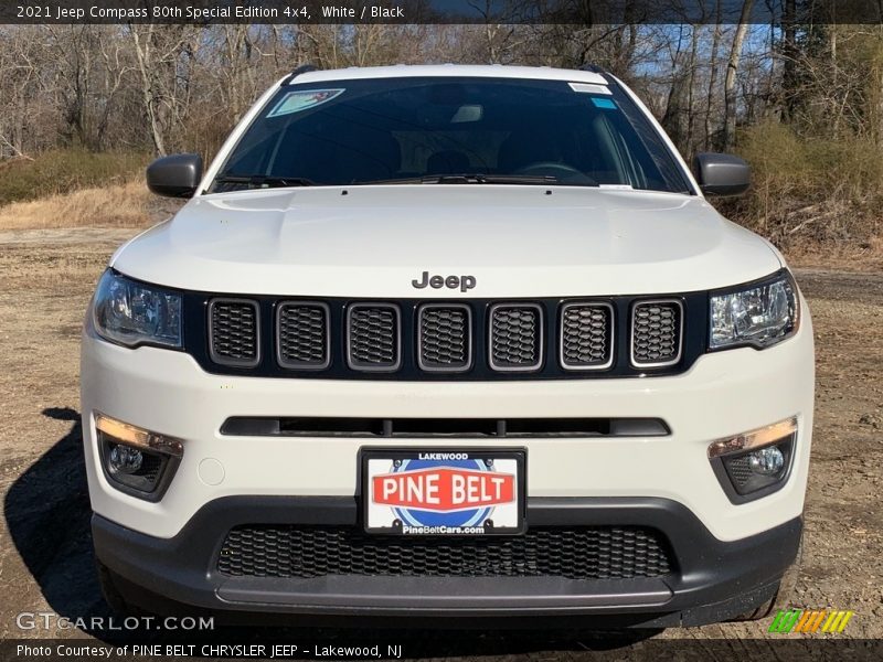 White / Black 2021 Jeep Compass 80th Special Edition 4x4
