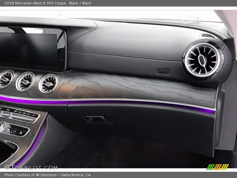 Black / Black 2018 Mercedes-Benz E 400 Coupe