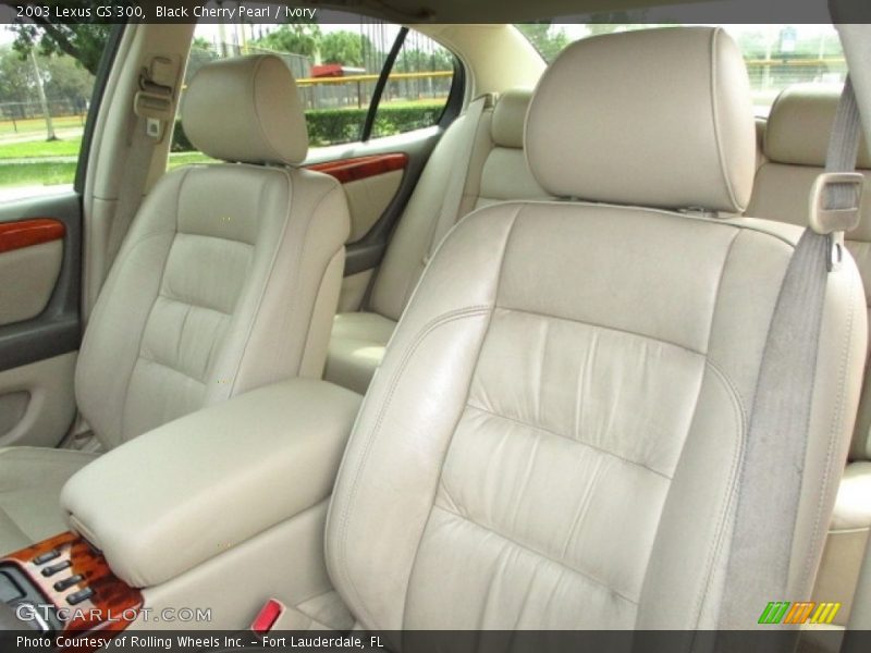 Black Cherry Pearl / Ivory 2003 Lexus GS 300
