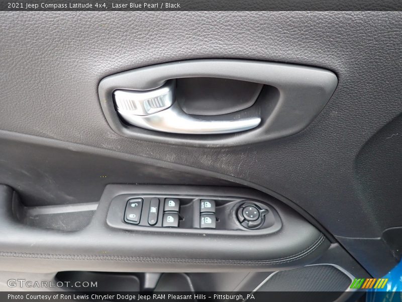Laser Blue Pearl / Black 2021 Jeep Compass Latitude 4x4