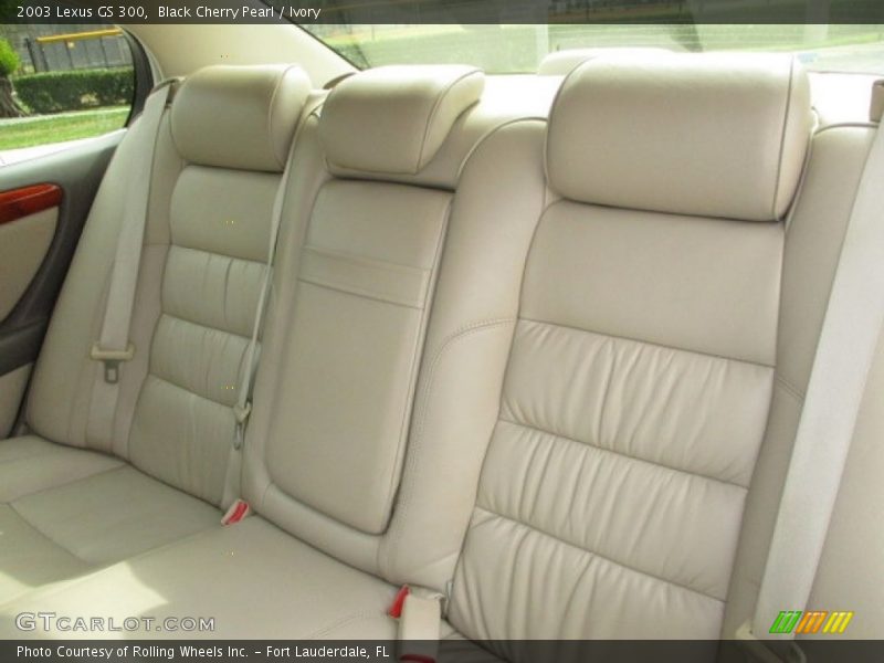 Black Cherry Pearl / Ivory 2003 Lexus GS 300