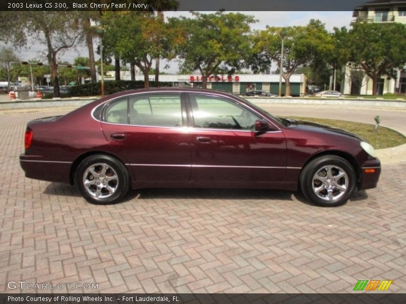 Black Cherry Pearl / Ivory 2003 Lexus GS 300