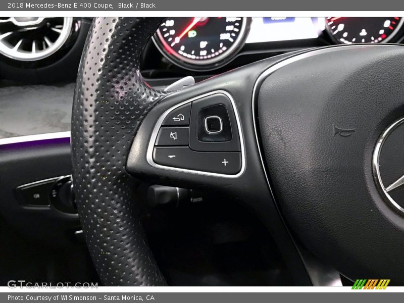 Black / Black 2018 Mercedes-Benz E 400 Coupe