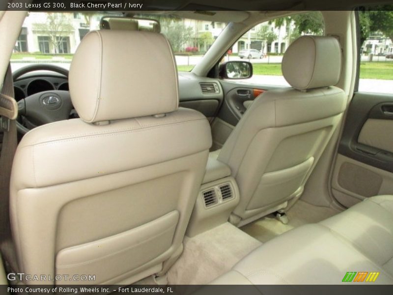 Black Cherry Pearl / Ivory 2003 Lexus GS 300