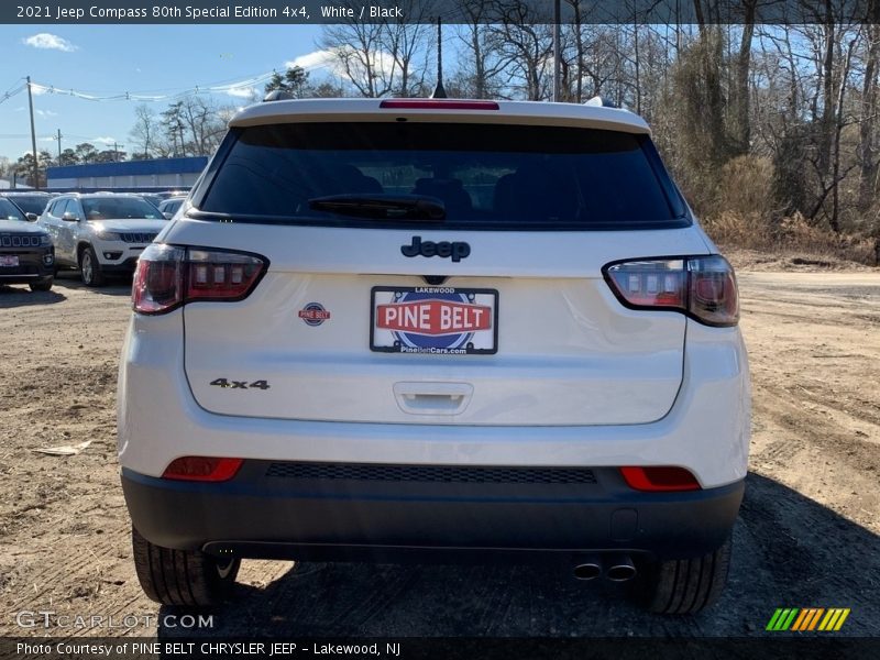 White / Black 2021 Jeep Compass 80th Special Edition 4x4