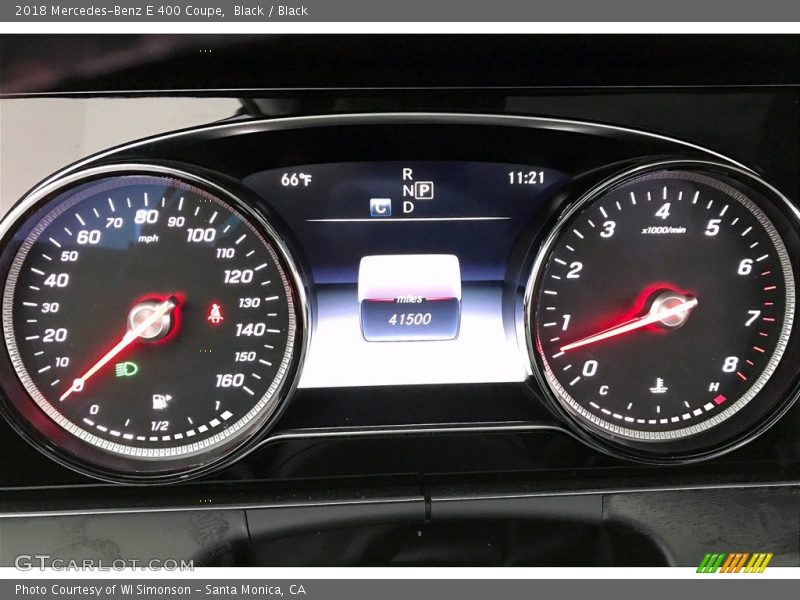Black / Black 2018 Mercedes-Benz E 400 Coupe