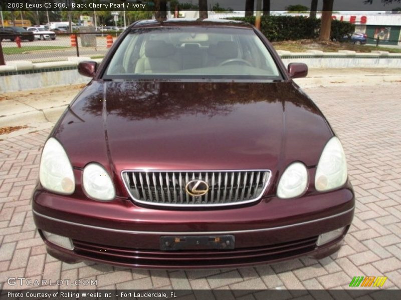 Black Cherry Pearl / Ivory 2003 Lexus GS 300