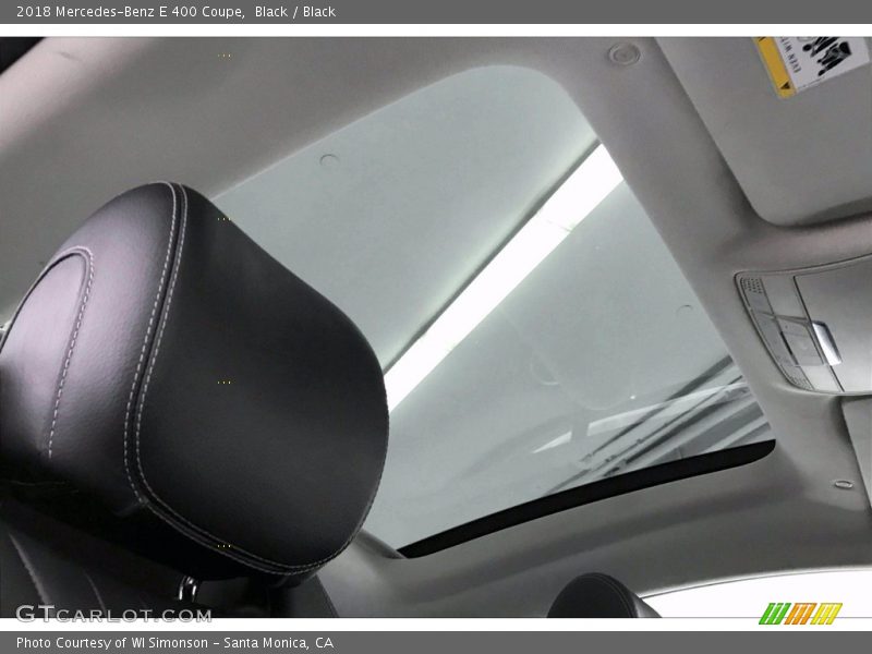 Black / Black 2018 Mercedes-Benz E 400 Coupe