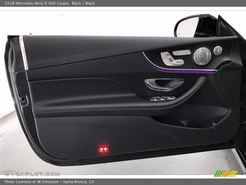 Black / Black 2018 Mercedes-Benz E 400 Coupe