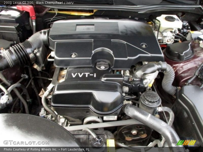 Black Cherry Pearl / Ivory 2003 Lexus GS 300