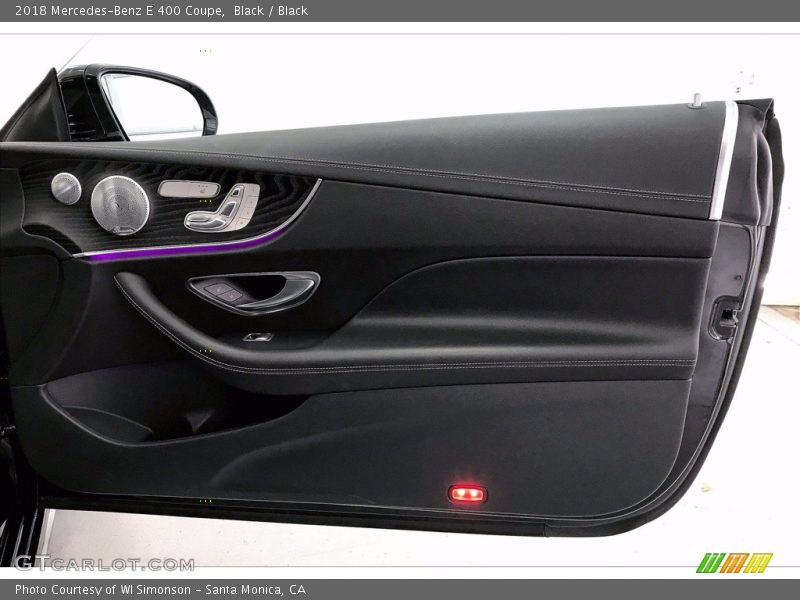Black / Black 2018 Mercedes-Benz E 400 Coupe