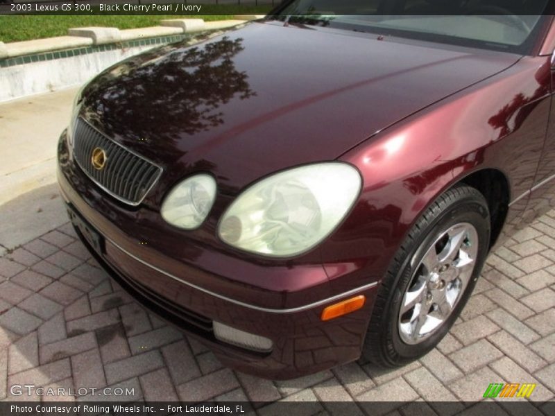 Black Cherry Pearl / Ivory 2003 Lexus GS 300