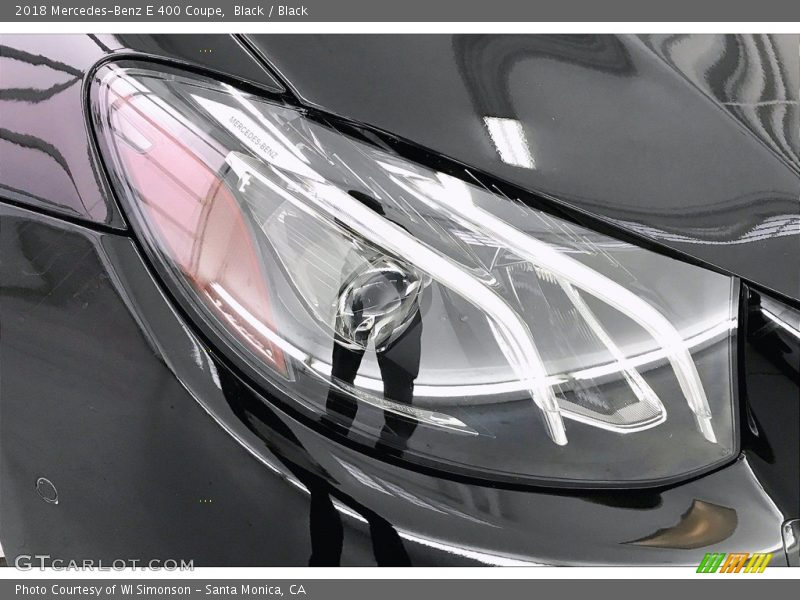 Black / Black 2018 Mercedes-Benz E 400 Coupe