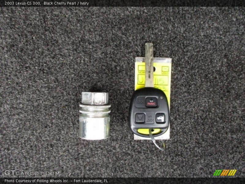 Black Cherry Pearl / Ivory 2003 Lexus GS 300