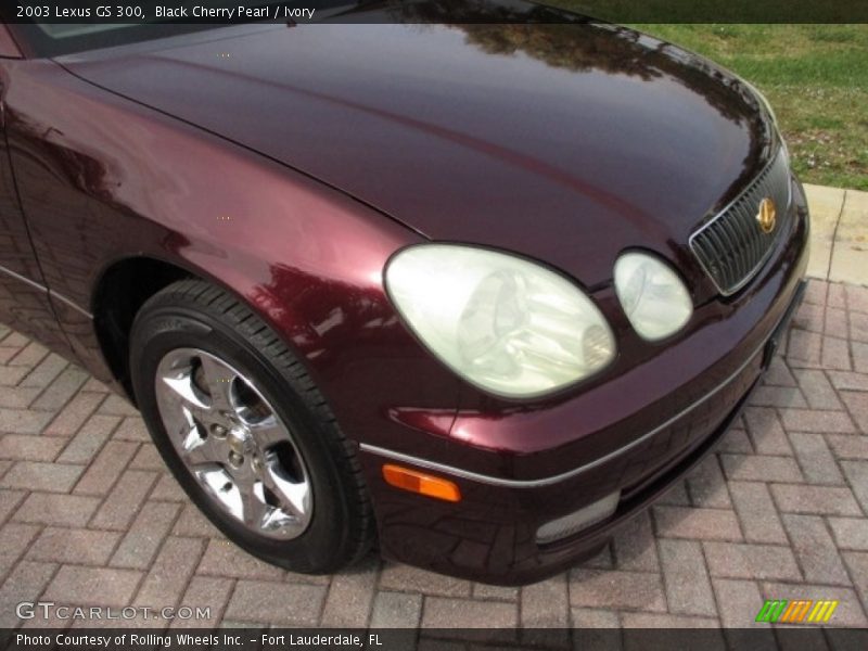 Black Cherry Pearl / Ivory 2003 Lexus GS 300