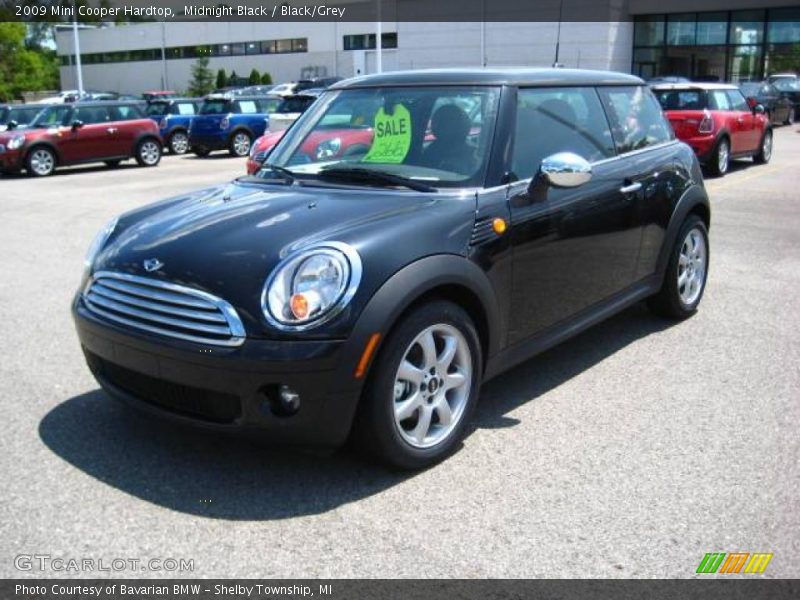 Midnight Black / Black/Grey 2009 Mini Cooper Hardtop